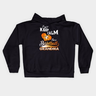 I Can't Keep Calm-I'm a Baseball Grandma Costume Gift Kids Hoodie